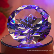 Gravierter bunter Diamant-glänzender Kristalldiamant